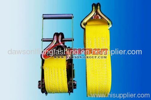 75mm ratchet tie down cargo lashing strap ployester china manufacturer