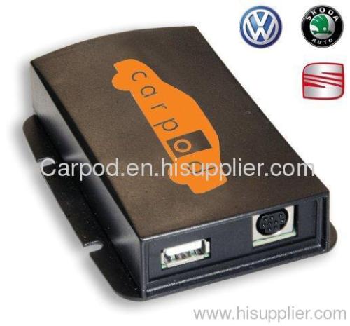 Mp3; audio interface; for Volkswagen; for Skoda; for iPhone