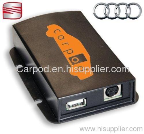 Carpod 111 for Audi and Seat for iPhone, for iPod, car mp3 player