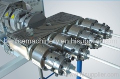 PVC four pipe extrusion line