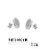 2012 Round 925 sterling silver earring