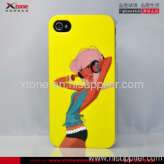 New arrival Chicaloca pc case pc pouch skin for iphone 4 4S Xtone Animation