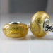 gold foil beads european