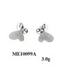 925 sterling silver butterfly earring pin
