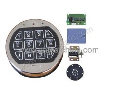 Electronic Digital safe vault locks for gun safe with override key lock