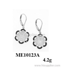 2012 hot micro setting sterling silver earring