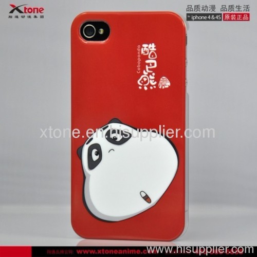 Mutiple color cobopanda pc case bumper for iphone 4 4S XTone
