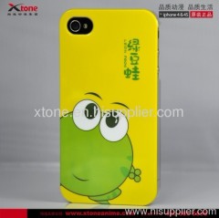 New arrival leonfrog plastic case for iphone 4 4S mutiple color design