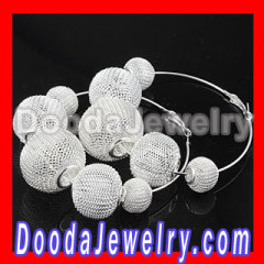 basketball wives mesh ball hoop earrings