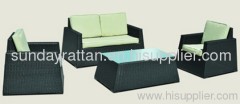 2011 hot sale 4pcs rattan sofa set