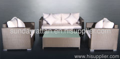 comfortable outdoor rattan/wicker sofa set