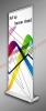 Luxury roll up banner stand