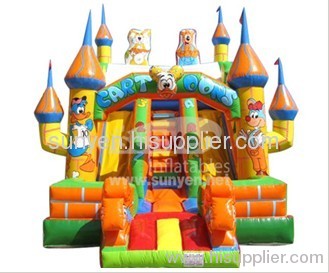 Inflatable Cartoon Slide