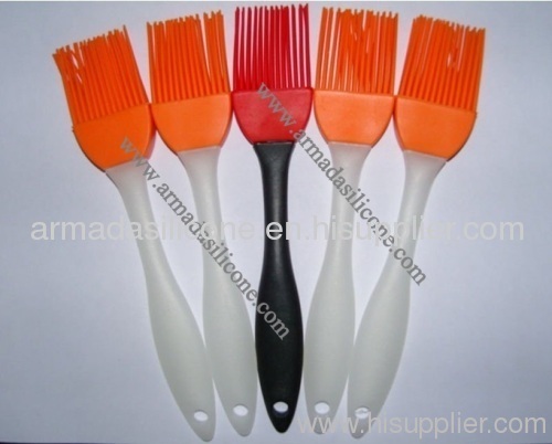 silicone pastry brush with plastic handle