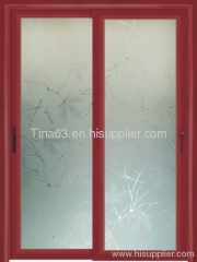 sandblasted glass