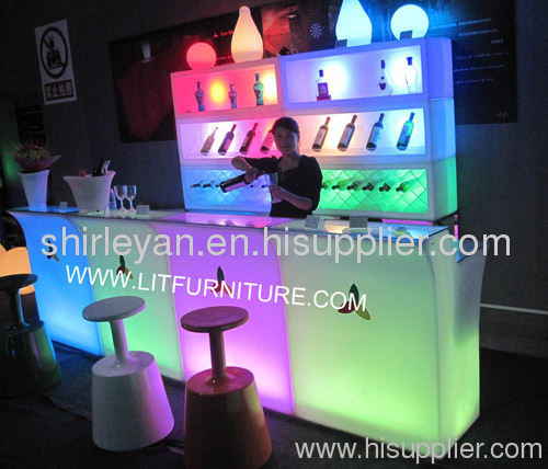 LED bar/led bar design/led bar table/led bar counter/led bar furniture/led straight bar/led furniture/night club/party