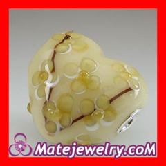 murano glass flower pendant