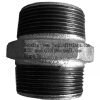 GI Malleable iron pipe fitting-Nipple Hexagon hot-dipped Galvanized, Male, BS DIN NPT 280 1/4&quot;-6&quot;
