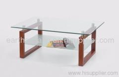 hot sell MDF glass coffee table