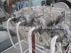 PVC four cavity pipe processing line