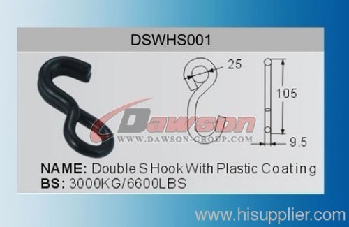 3000kg Double S Hook With Plastic Coating, China Manufacturers