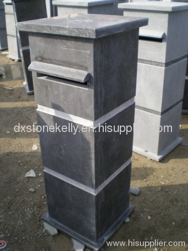 Blue stone Letterbox