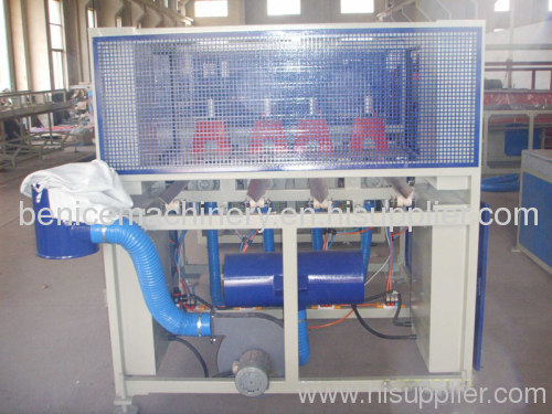 PVC four pipe production line cutting machinery