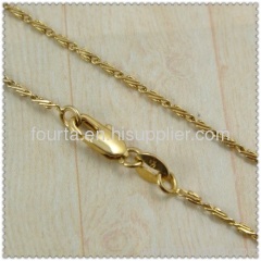 18k gold plated necklace 1420091