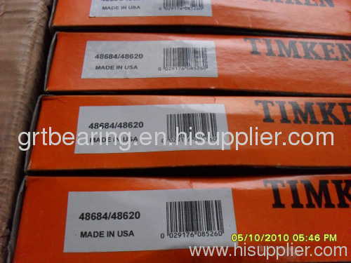 TIMKEN 48684/48620 INCH TAPER ROLLER BEARING