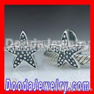 european sterling silver starfish bead