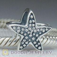 Hot sale european sterling silver starfish bead