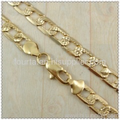 18k gold plated necklace 1420132