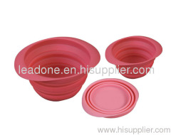 Hot selliing silicone foldable bowl