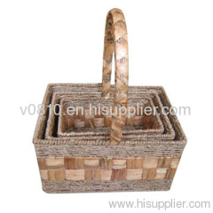 water hyacinth basket