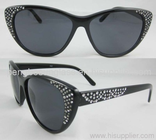 women cat-eye diamond sunglasses