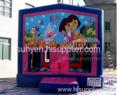 girl inflatable bouncer