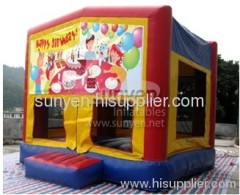 Happy Birthday inflatable bouncer