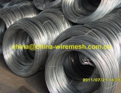 Electro galvanized weaving wire