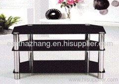 new style glass tv rack/entertainment