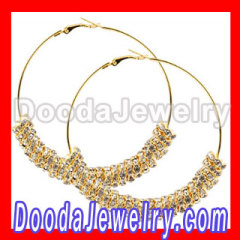 Basketball Wives Hoop Spacer Earrings