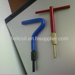 Helicoil thread insert tool