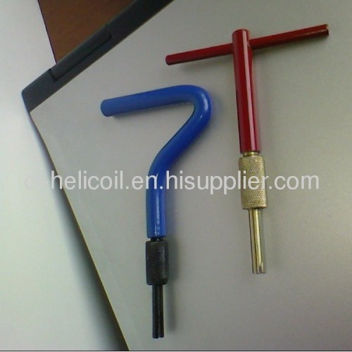 Helicoil thread insert tool