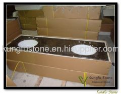 Dark Emperador marble Vanity top