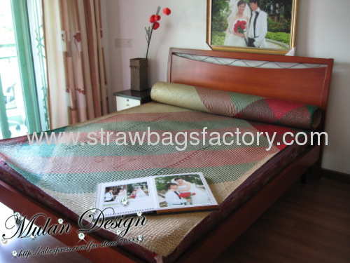 New!!!! customized order,Mulan straw mats, hand-woven pattern for wedding, canton local product,chinese folk art,1.2M*2M