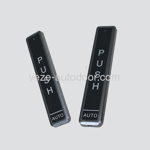 Automatic door push button switches