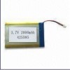 Lithium Polymer Battery Pack with 3.7V Nominal Voltage and 2,000mAh Capacity