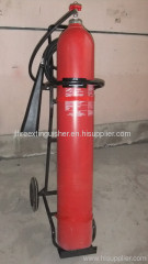 25kg trolley cart CO2 fire extinguisher
