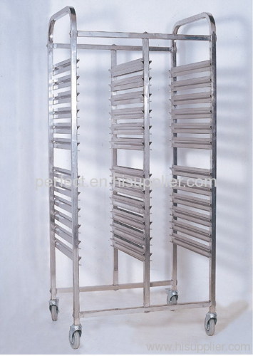 assemble s/s cart for food pans