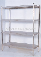 4- tier assemble s/s plate shelf