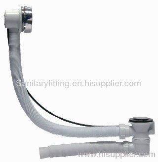 Bathtub drainer with waste hose